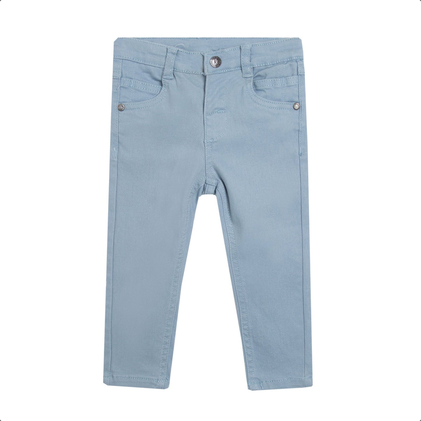 Light Blue Baby Unisex Elasticated Jeans - 0 to 9 months - Stylemykid.com