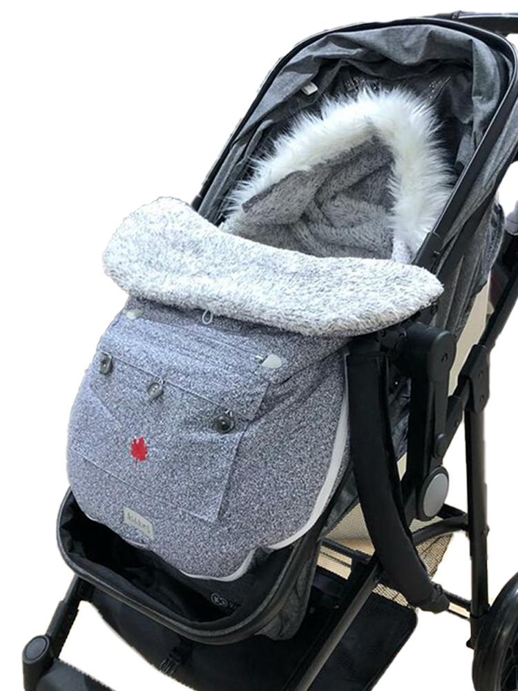 Juddlies - Infant Push Chair & Car Seat Bag - Salt & Pepper Grey 0-12 Months - Stylemykid.com