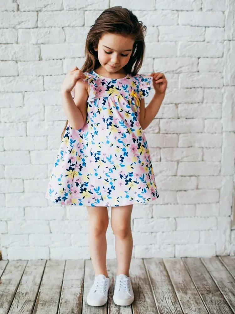 Artie - Baby and Girls Floral Summer Dress - Pretty Petals - Stylemykid.com