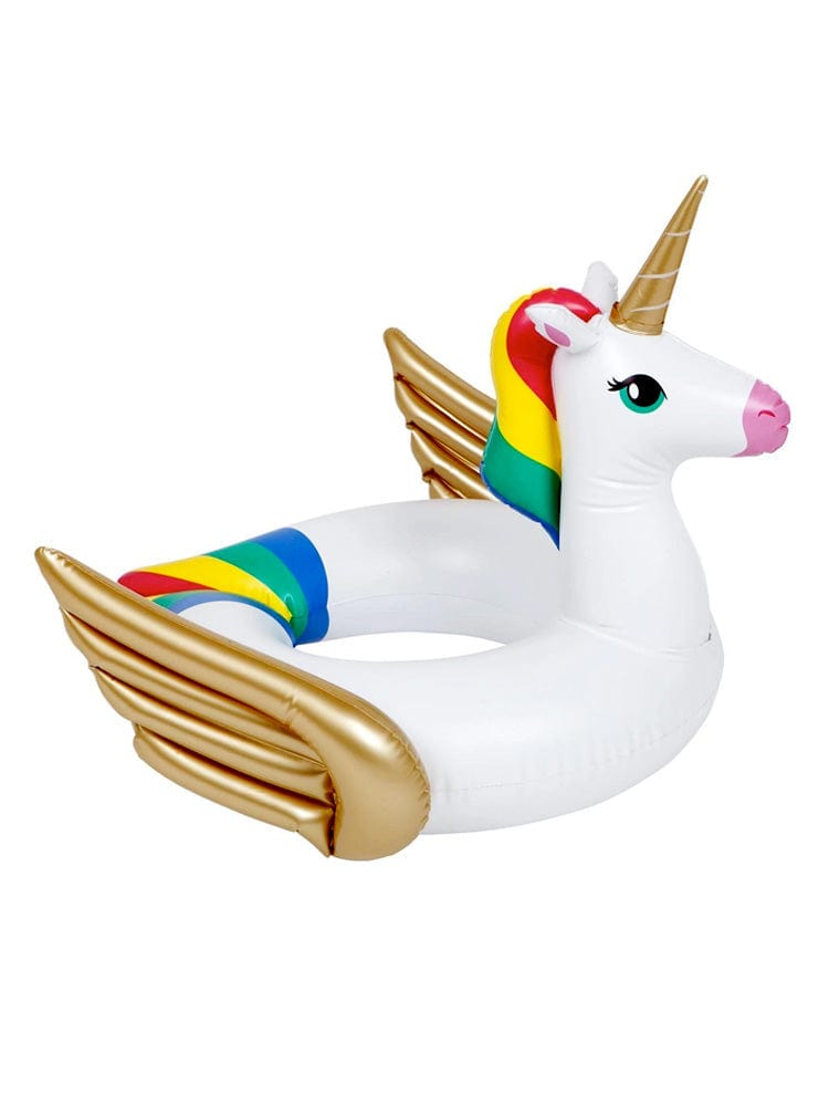 SunnyLife - Kiddy Float Unicorn - Kids Rainbow Swim Ring Float NEW IN - Stylemykid.com
