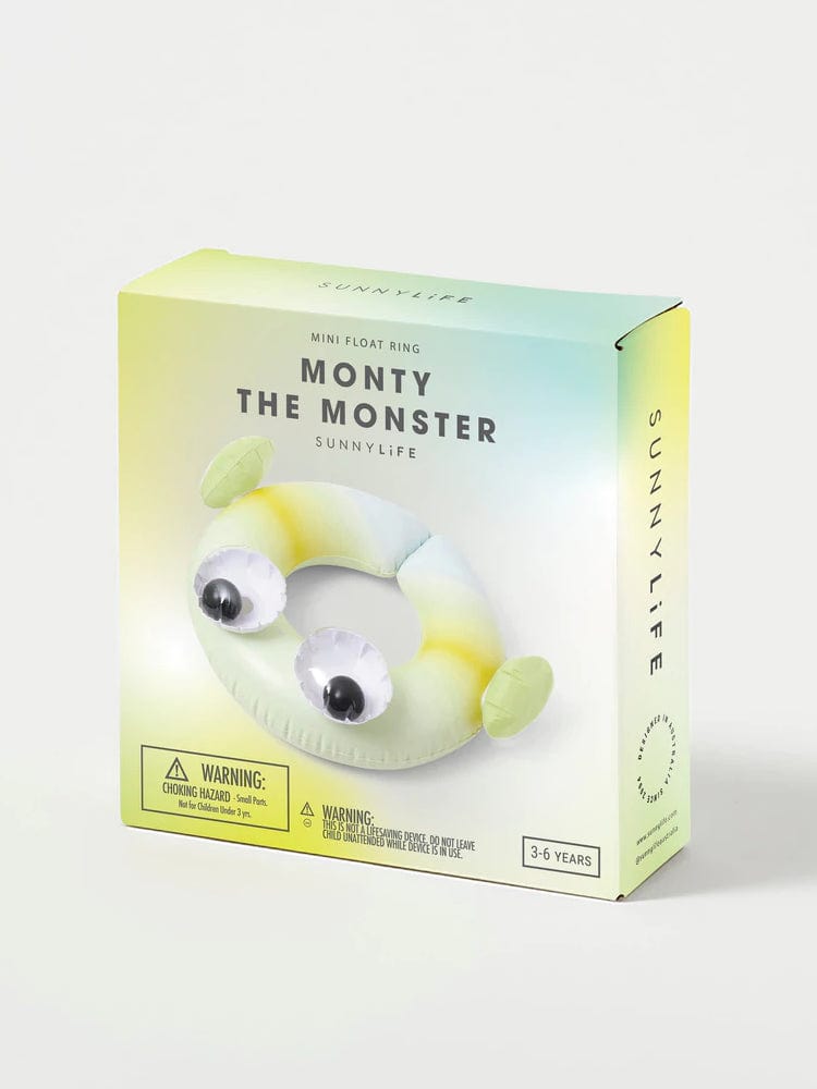 SunnyLife - Mini Float RIng Monty the Monster - Stylemykid.com