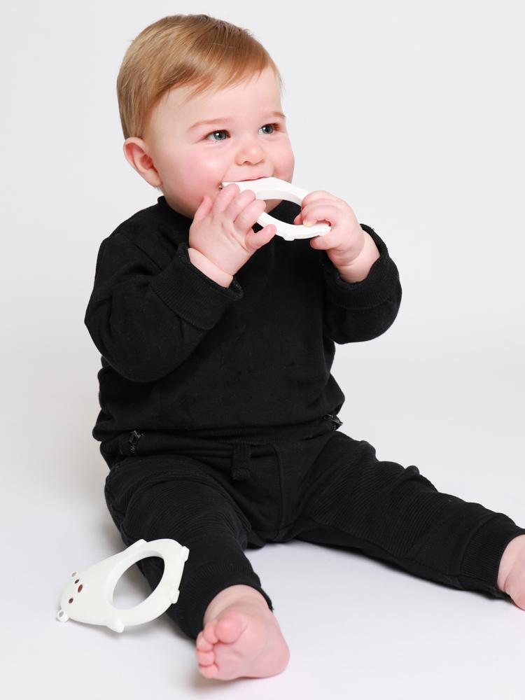 The Molar Bear Silicone Teether - Alaska White - Stylemykid.com