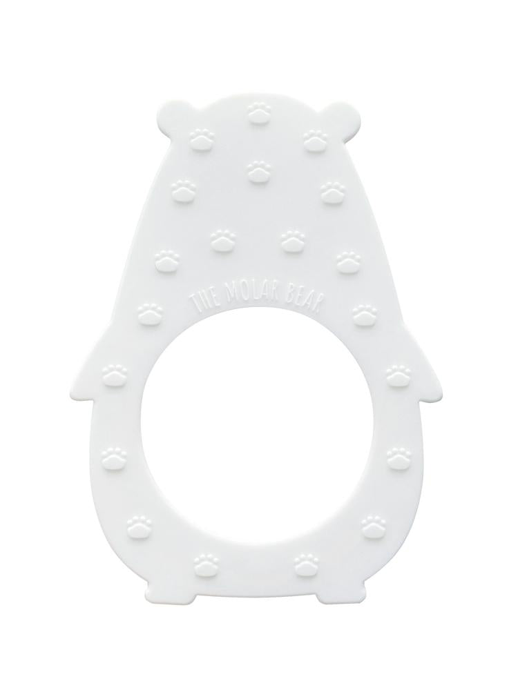 The Molar Bear Silicone Teether - Alaska White - Stylemykid.com