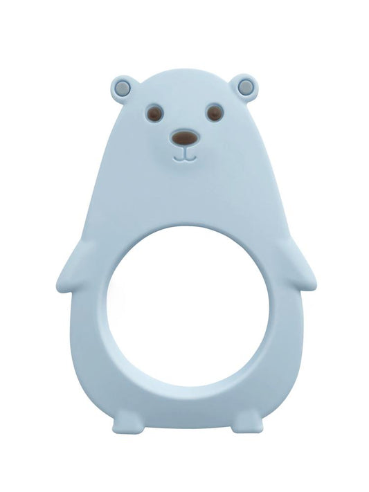 The Molar Bear Silicone Teether - Skye Blue - Stylemykid.com