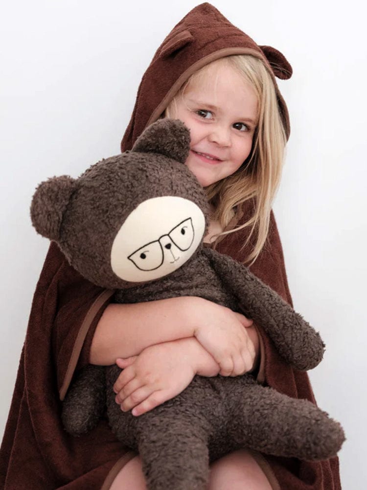 Fabelab - Big Buddy - Extra Large Huggable Organic Uncle Theo Bear with Glasses Soft Toy - Stylemykid.com