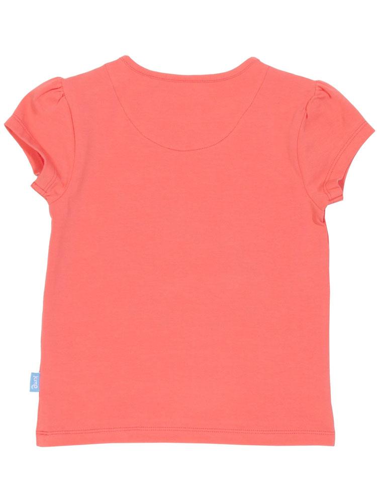 KITE Organic - Unicorn Coral Red T-shirt - 3-12 months - Stylemykid.com