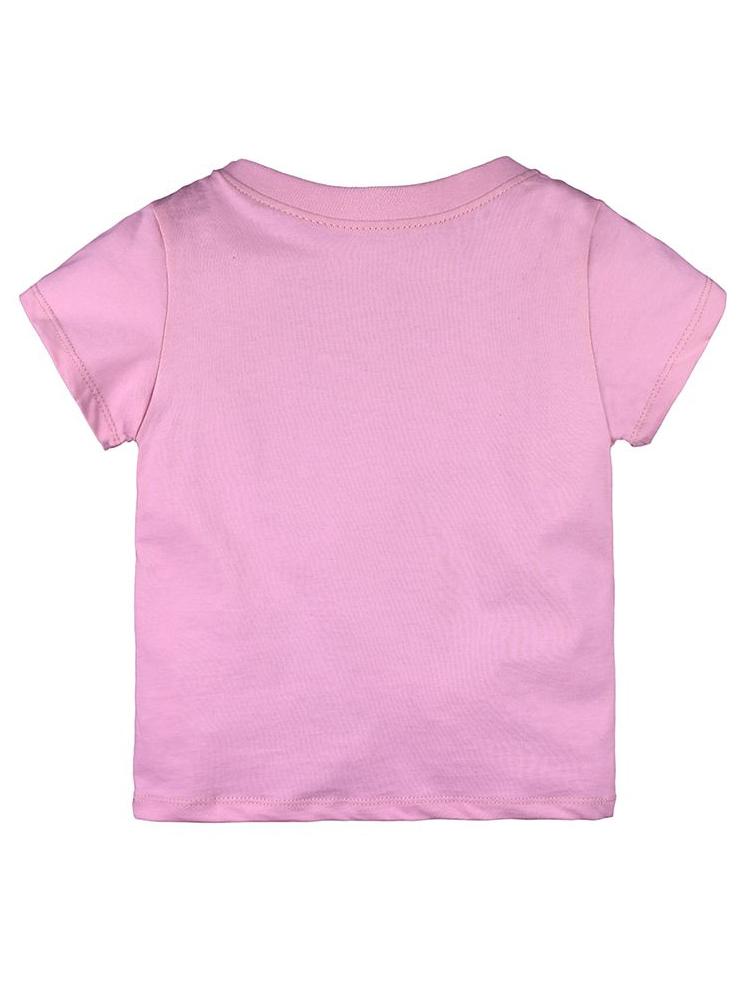 Rainbow Unicorn Girls Pink T-Shirt - Stylemykid.com