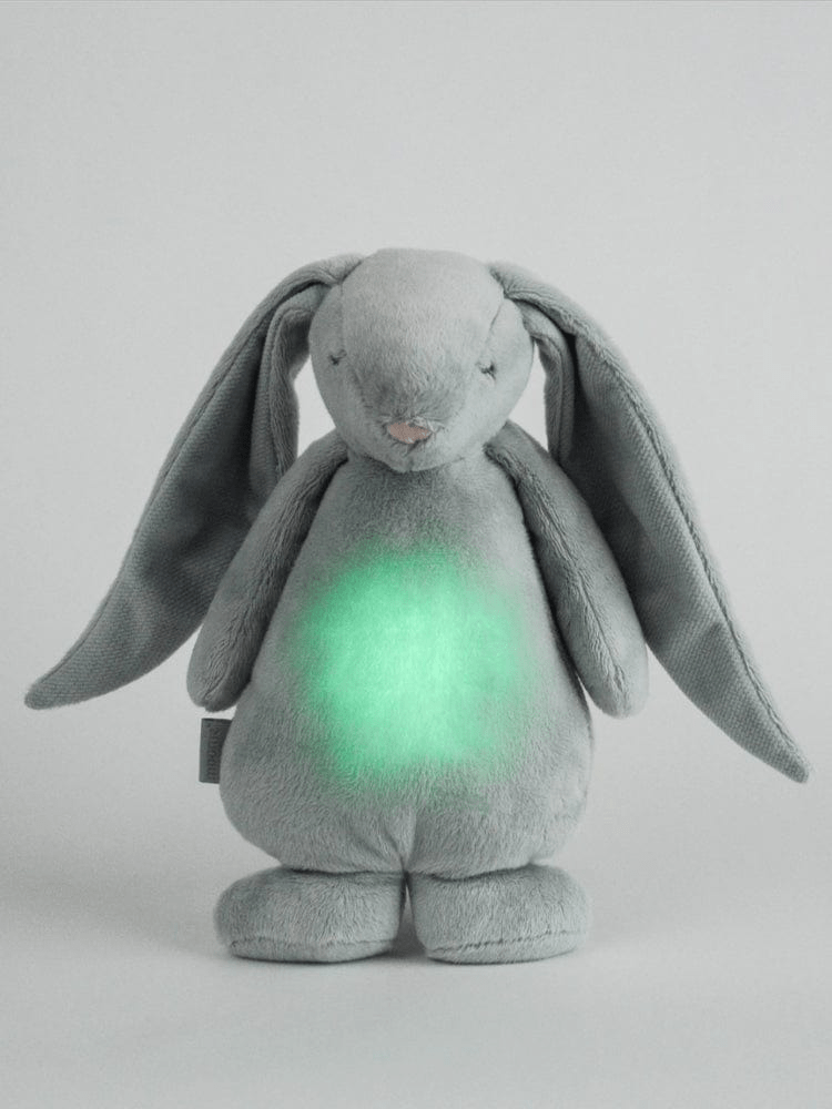 Moonie - Humming Bunny with Nightlight - Silver - Stylemykid.com