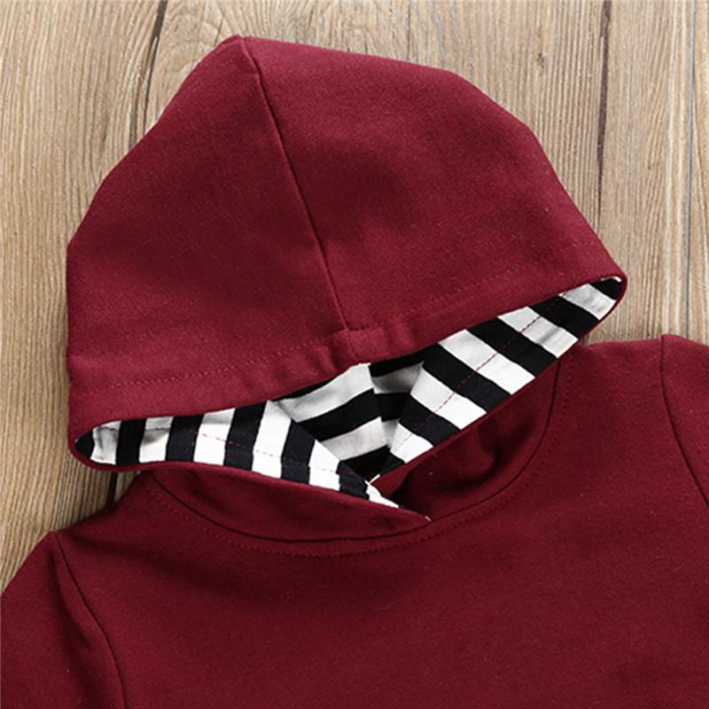 Maroon Munchkin - Two Piece Hoodie and Matching Bottoms 12-18 months - Stylemykid.com