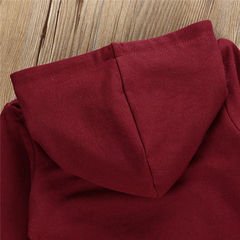 Maroon Munchkin - Two Piece Hoodie and Matching Bottoms 12-18 months - Stylemykid.com
