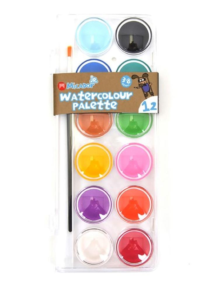 Micador jR. - Watercolour Palette Stylist 12 Colours Discs - Stylemykid.com