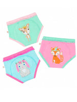 Zoocchini - 100% Organic Cotton Girls Potty Training Pants (3 pack) - Woodland Princess - Stylemykid.com
