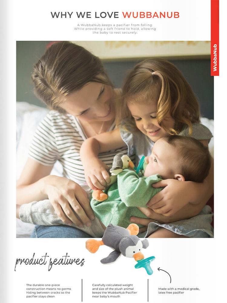 WubbaNub - Baby Penguin Dummy with Toy - Stylemykid.com