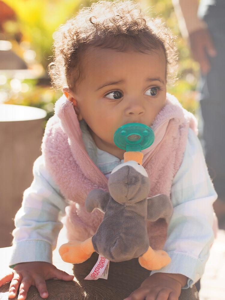 WubbaNub - Baby Penguin Dummy with Toy - Stylemykid.com