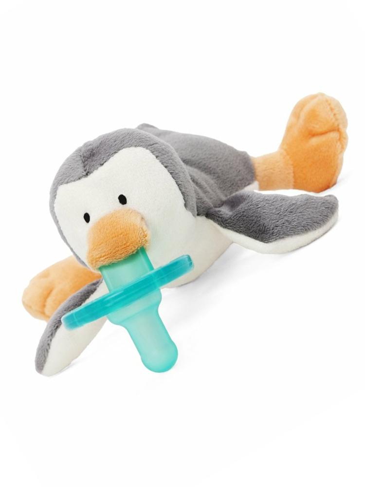 WubbaNub - Baby Penguin Dummy with Toy - Stylemykid.com