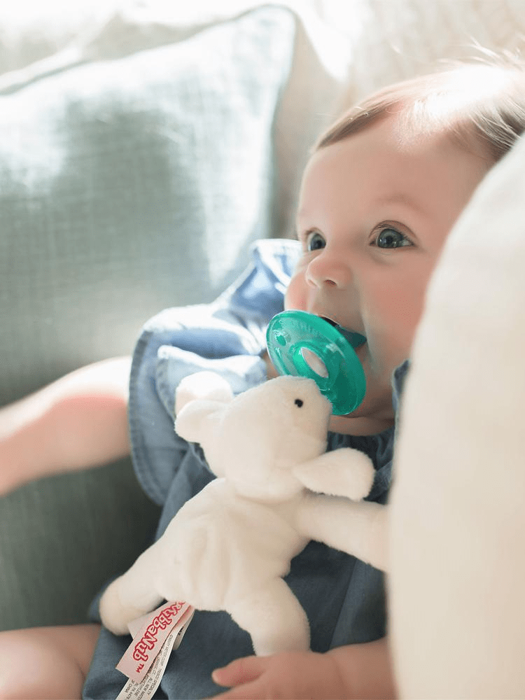 WubbaNub - Baby Lamb Dummy with Toy - Stylemykid.com