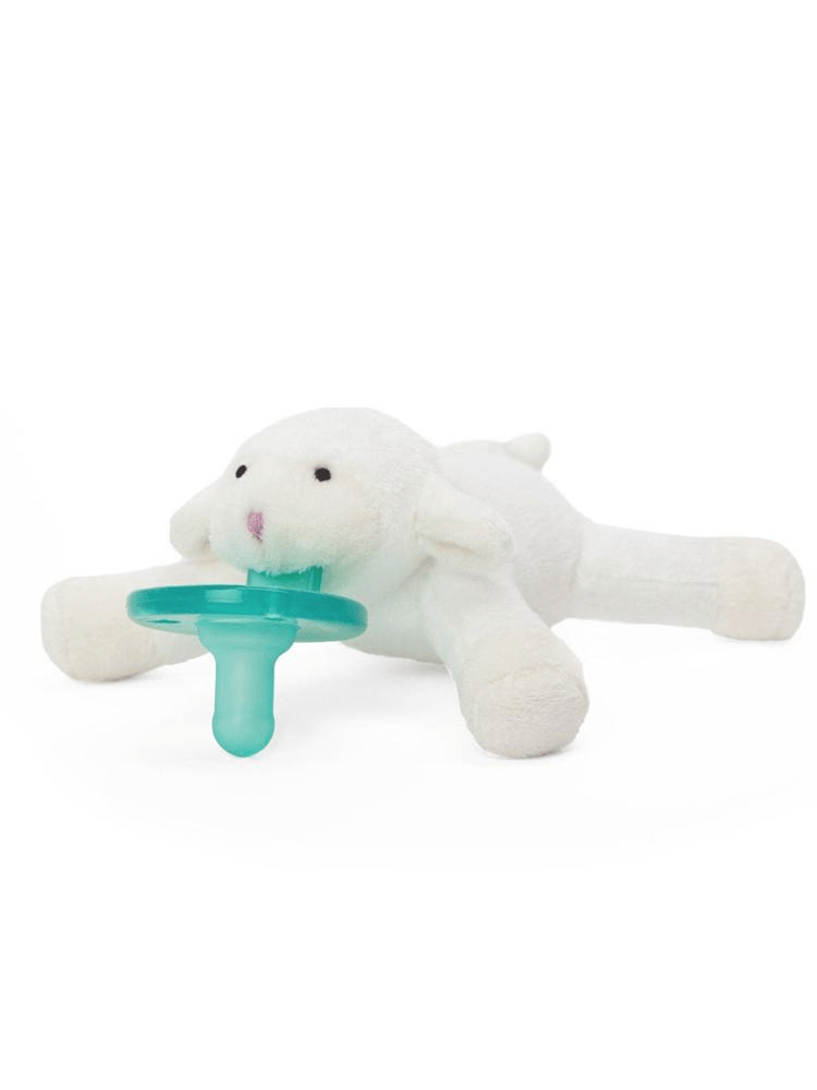 WubbaNub - Baby Lamb Dummy with Toy - Stylemykid.com