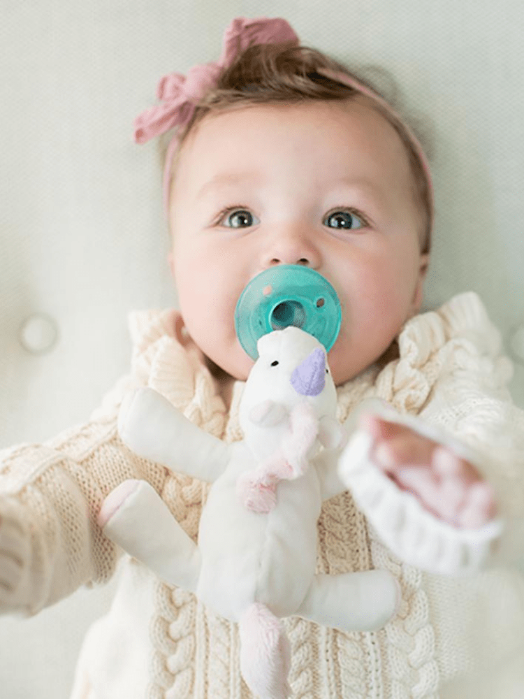 WubbaNub - Baby Unicorn Dummy with Toy - Stylemykid.com