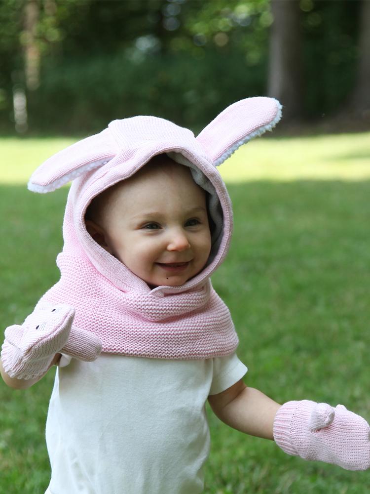 Zoocchini - Kids Knit Mittens - Beatrice The Bunny 12 to 24 months - Stylemykid.com