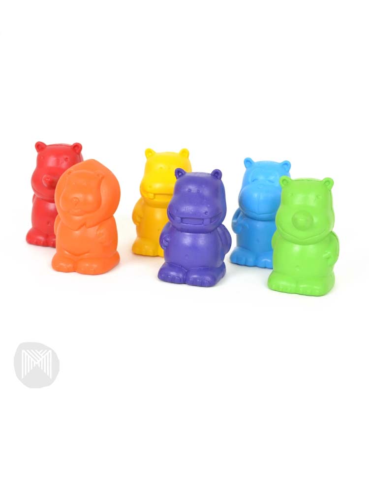 Micador early stART - Zoo Crew Animal Crayons 6 Pack - Stylemykid.com