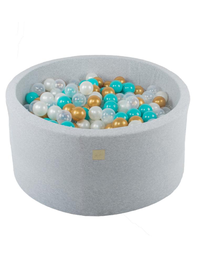 MeowBaby - Dreams - Luxury Round Ball Pit Set with 250 Balls - Kids Ball Pool - 90cm Diameter (UK and Europe Only) - Stylemykid.com