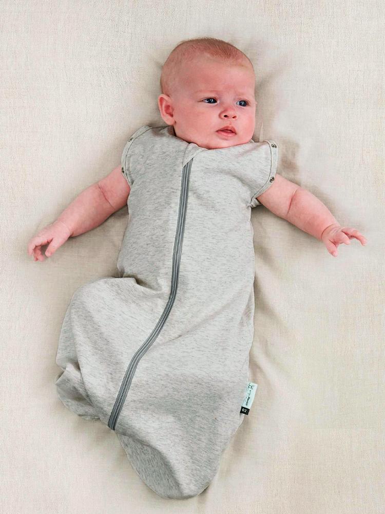 Cocoon Swaddle Bag 1.0 Tog For Baby By ergoPouch Grey Marle