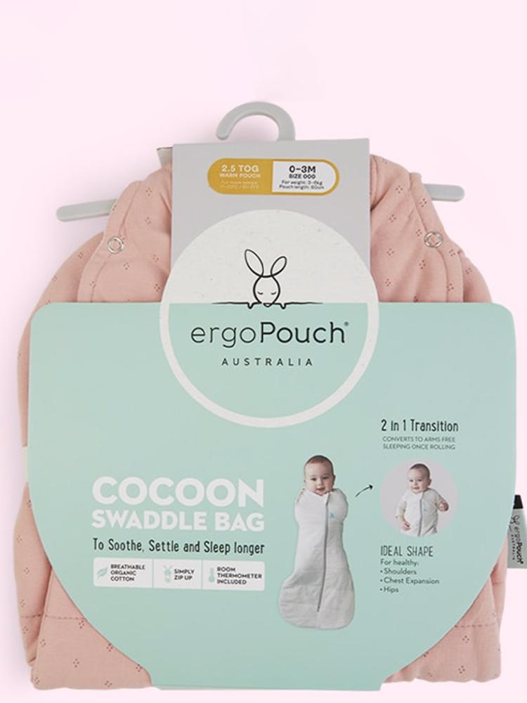 Cocoon Swaddle Bag 2.5 Tog For Baby By ergoPouch Berries