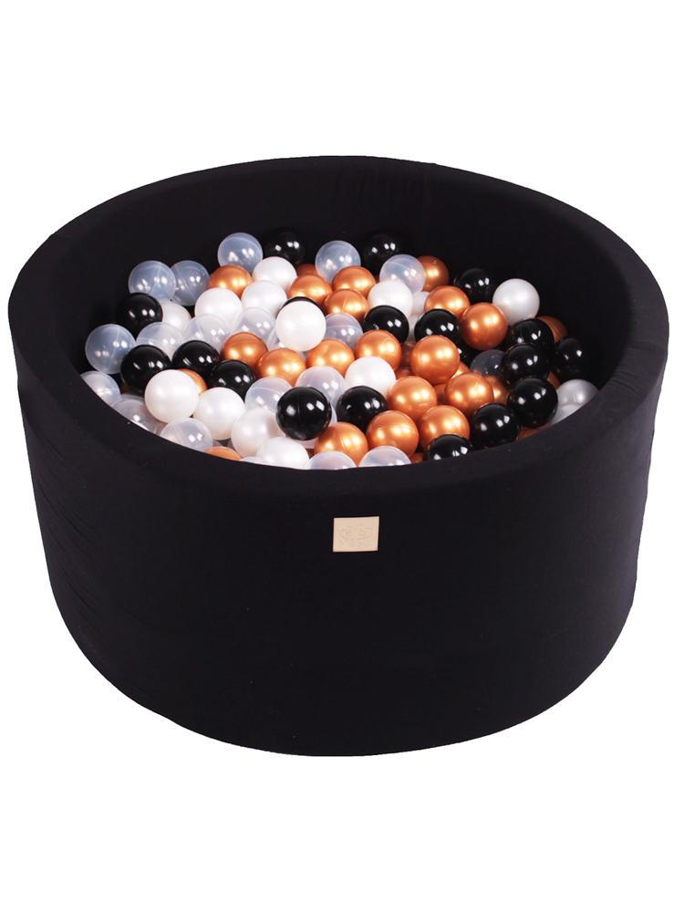 MeowBaby - Glamour - Luxury Round Ball Pit Set with 250 Balls - Kids Ball Pool - 90cm Diameter (UK and Europe Only) - Stylemykid.com
