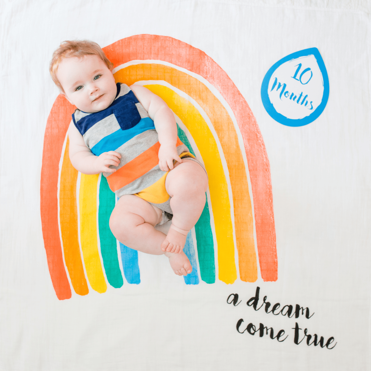 Swaddle And Cards First Year For Baby By Lulujo Dream Come True