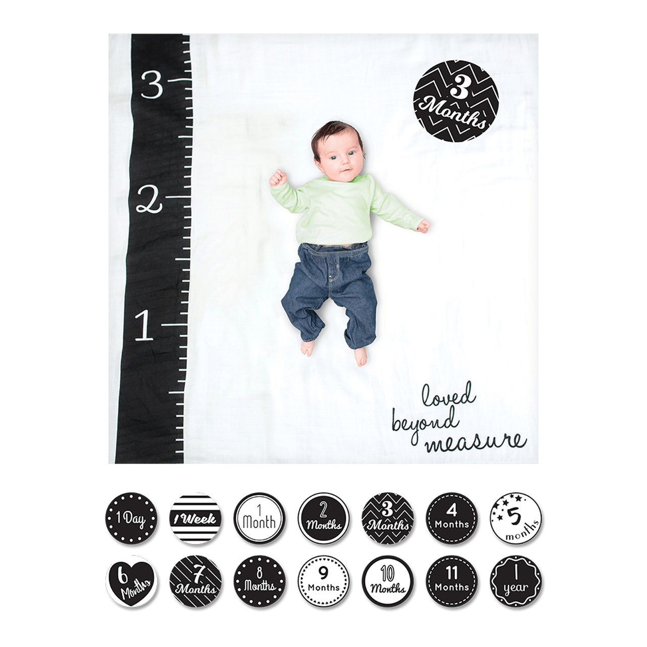 Swaddle And Cards First Year For Baby By Lulujo Loved Beyond