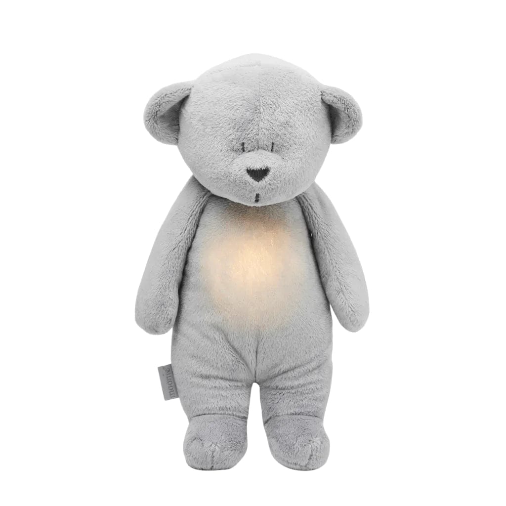 Moonie Humming BEAR Baby Night Light & Sleep Aid - SILVER - Stylemykid.com