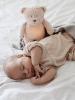 Moonie - Organic Humming Friend Bear Nightlight & Sleeping Aid - POLAR WHITE - Stylemykid.com