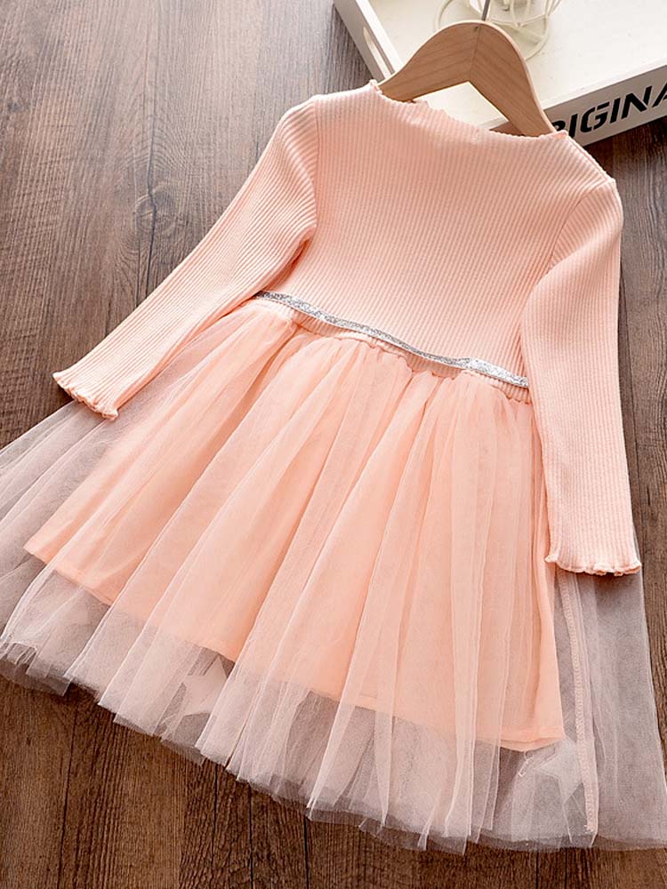 Girls Pink Tutu Party Dress with Silver Stars - 1 to 5 Years - Stylemykid.com
