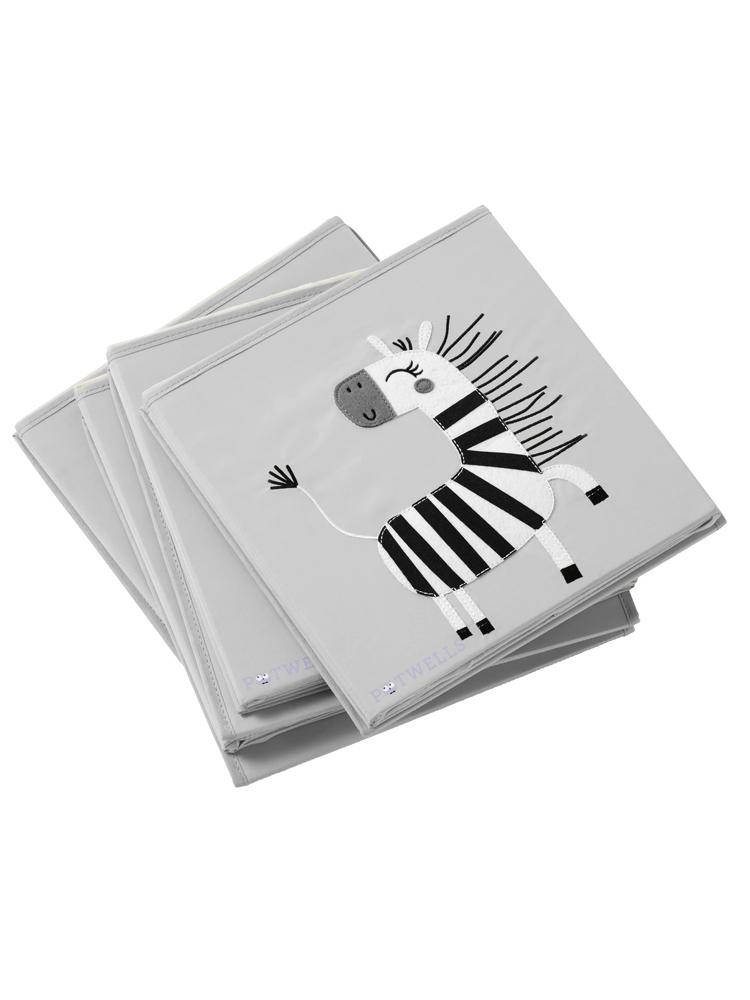 Potwells - Zebra Storage Box - Stylemykid.com