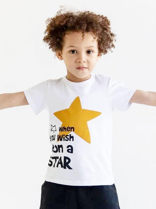 Artie - Wish Upon a Star White T Shirt - Stylemykid.com